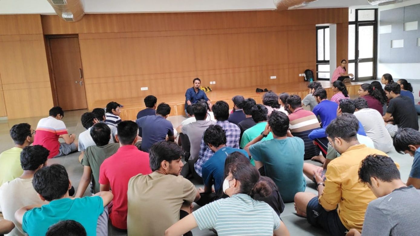Theatre workshop at IIT Gandhinagar